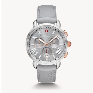 Michele Watch Sporty Sport Sail Slate Silicone Watch